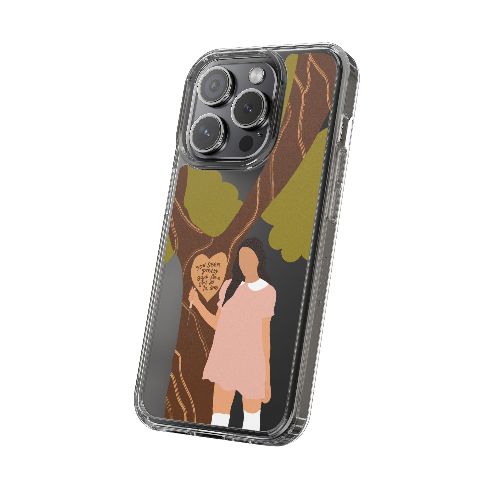 Olivia Rodrigo Girl So In Love-Inspired Transparent Phone Case (Design #3)