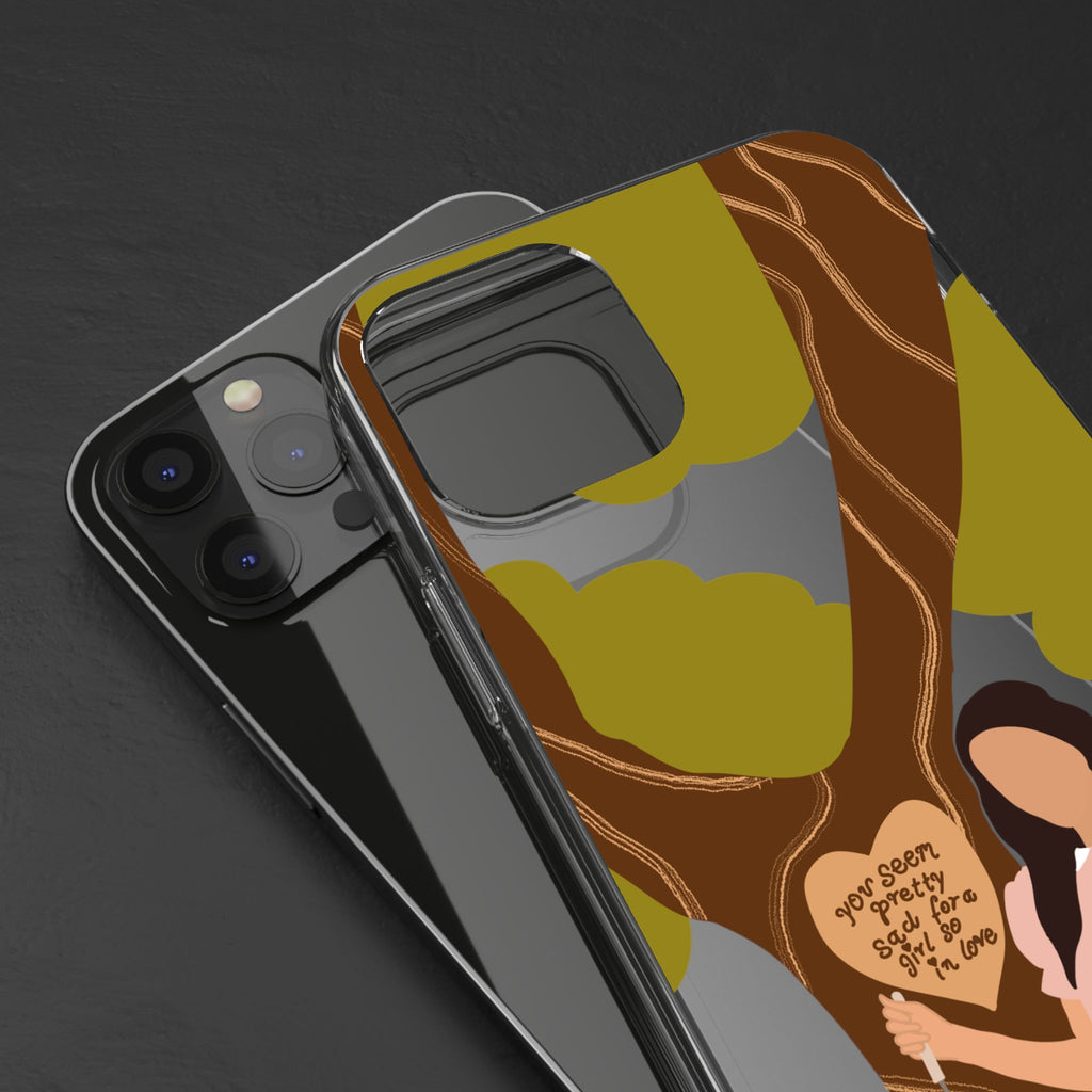 Olivia Rodrigo Girl So In Love-Inspired Transparent Phone Case (Design #3)