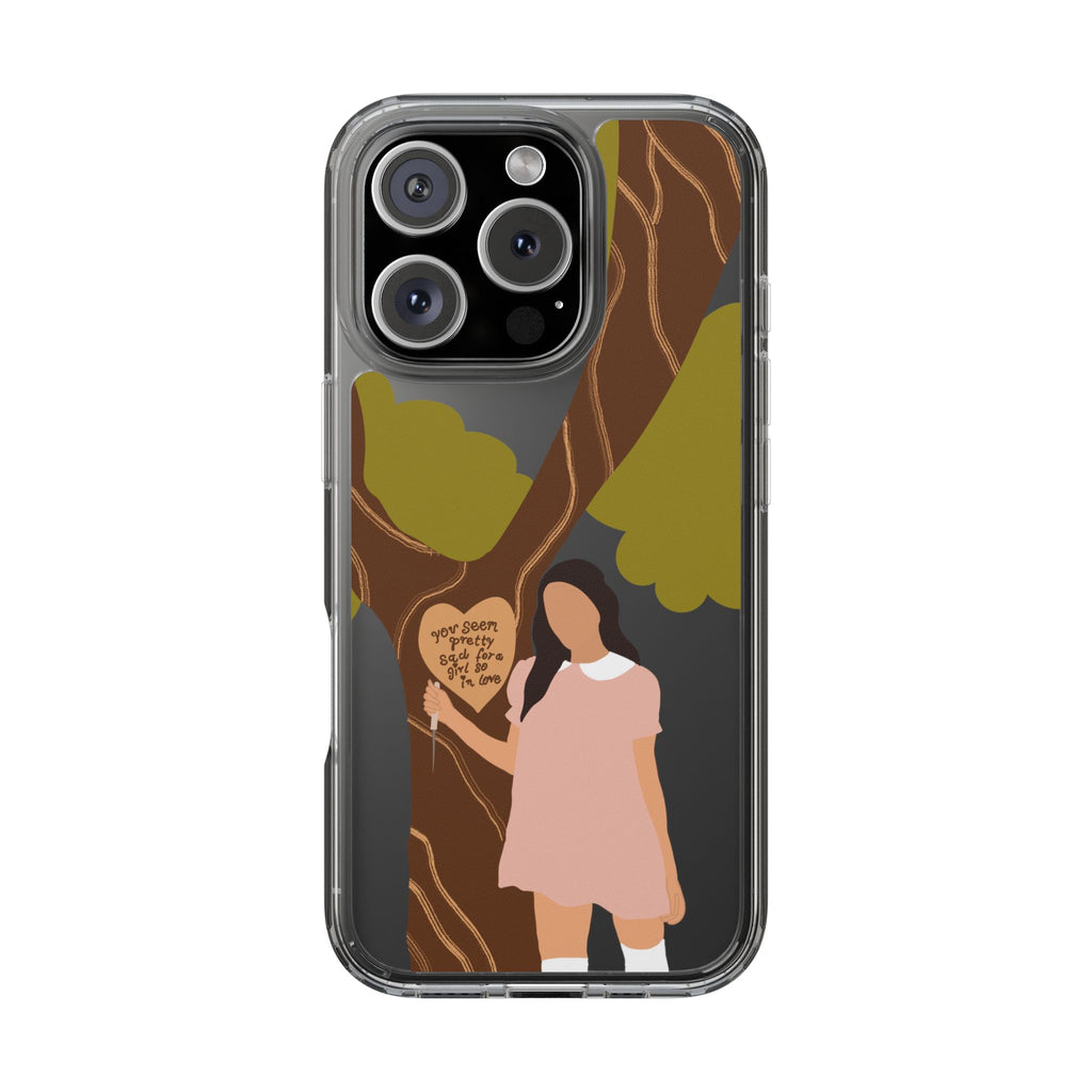 Olivia Rodrigo Girl So In Love-Inspired Transparent Phone Case (Design #3)