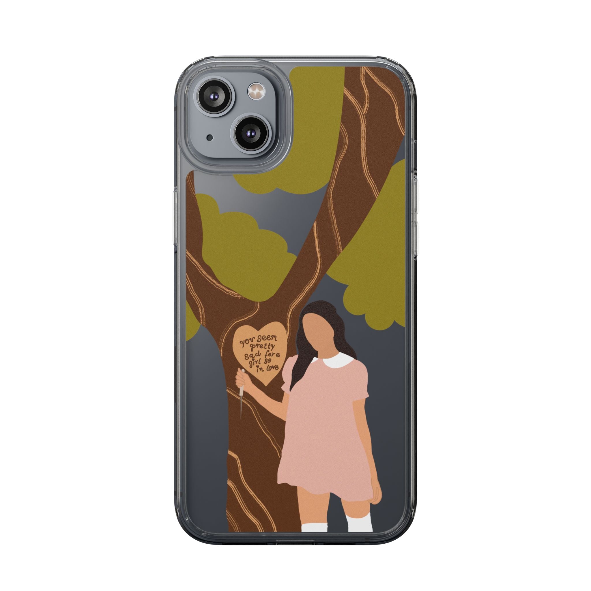 Olivia Rodrigo Girl So In Love-Inspired Transparent Phone Case (Design #3)