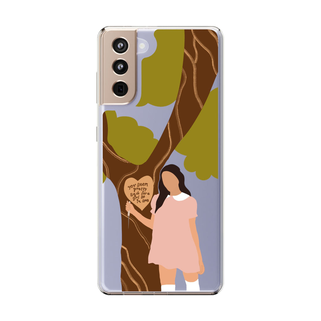Olivia Rodrigo Girl So In Love-Inspired Transparent Phone Case (Design #3)