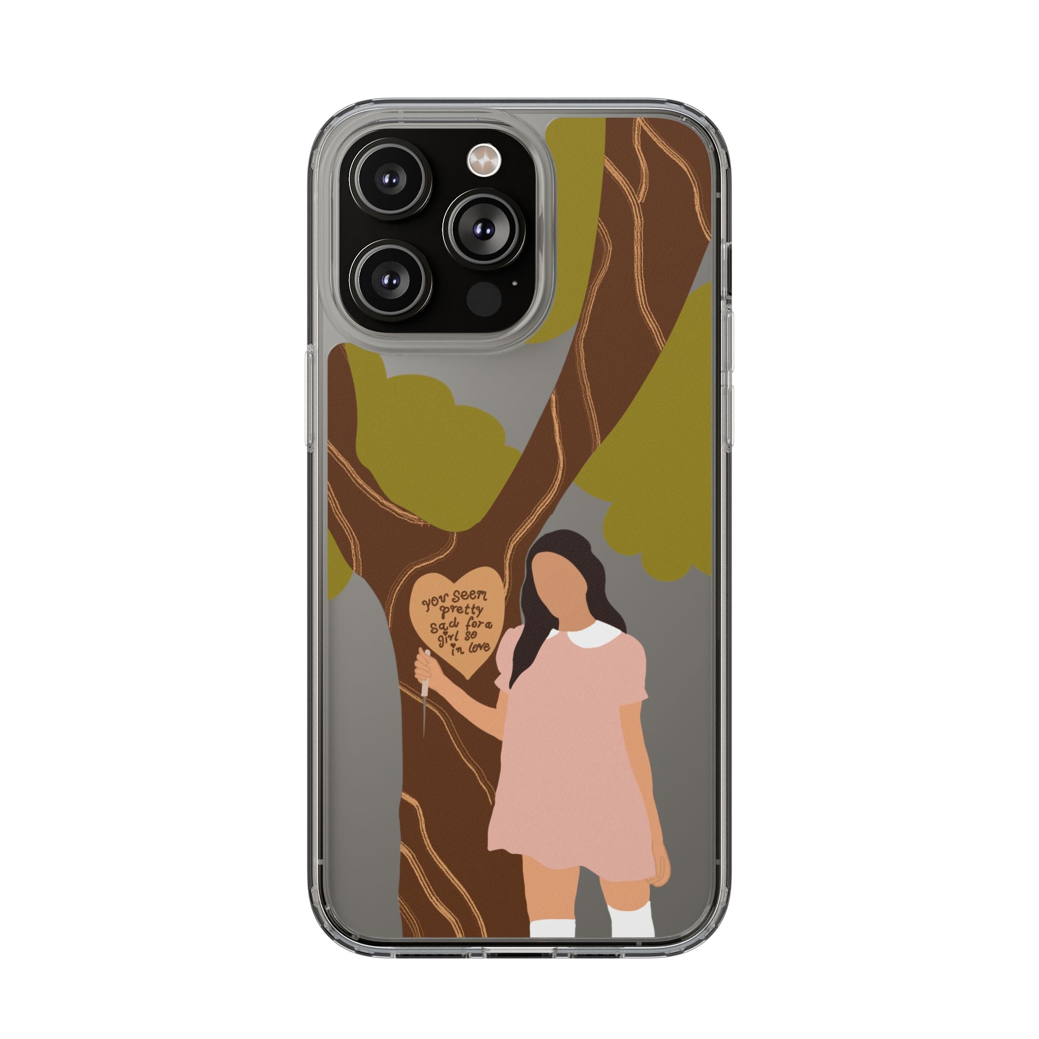 Olivia Rodrigo Girl So In Love-Inspired Transparent Phone Case (Design #3)