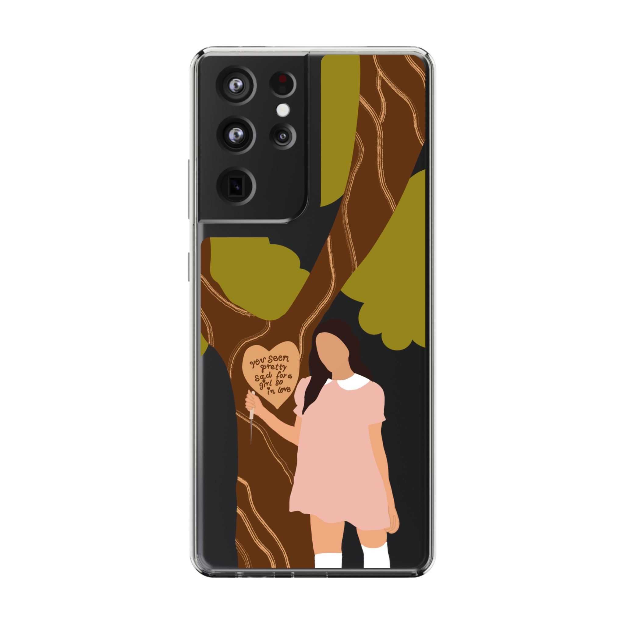 Olivia Rodrigo Girl So In Love-Inspired Transparent Phone Case (Design #3)