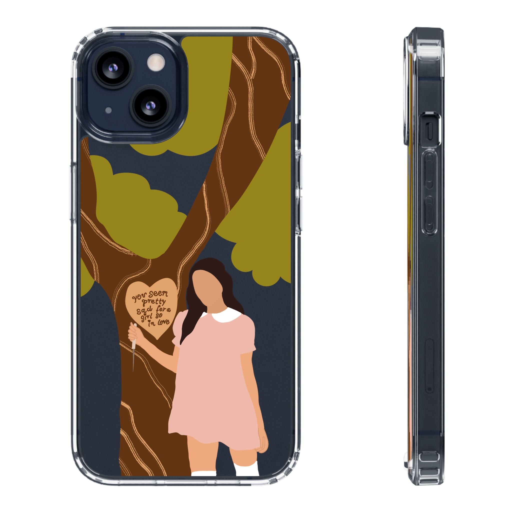 Olivia Rodrigo Girl So In Love-Inspired Transparent Phone Case (Design #3)