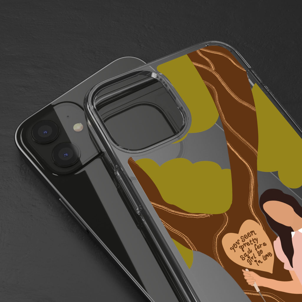 Olivia Rodrigo Girl So In Love-Inspired Transparent Phone Case (Design #3)