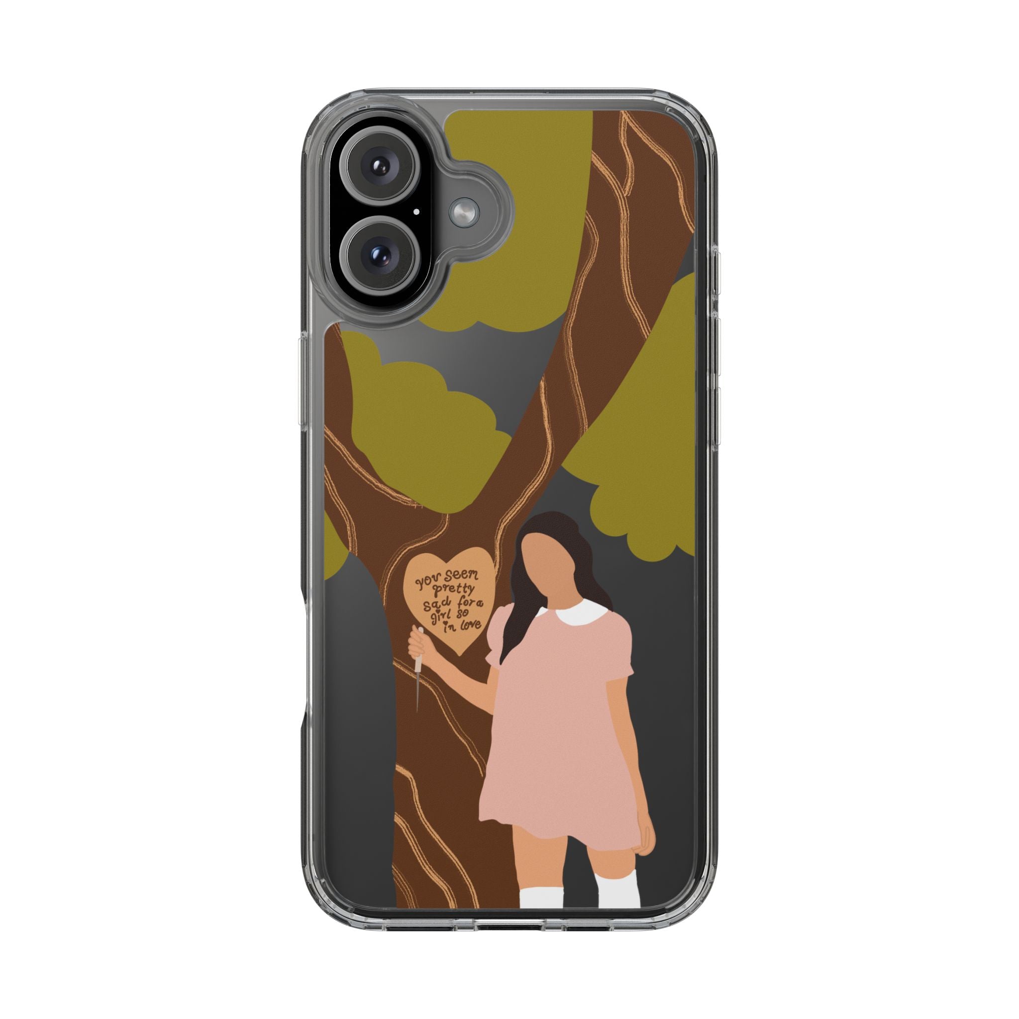 Olivia Rodrigo Girl So In Love-Inspired Transparent Phone Case (Design #3)