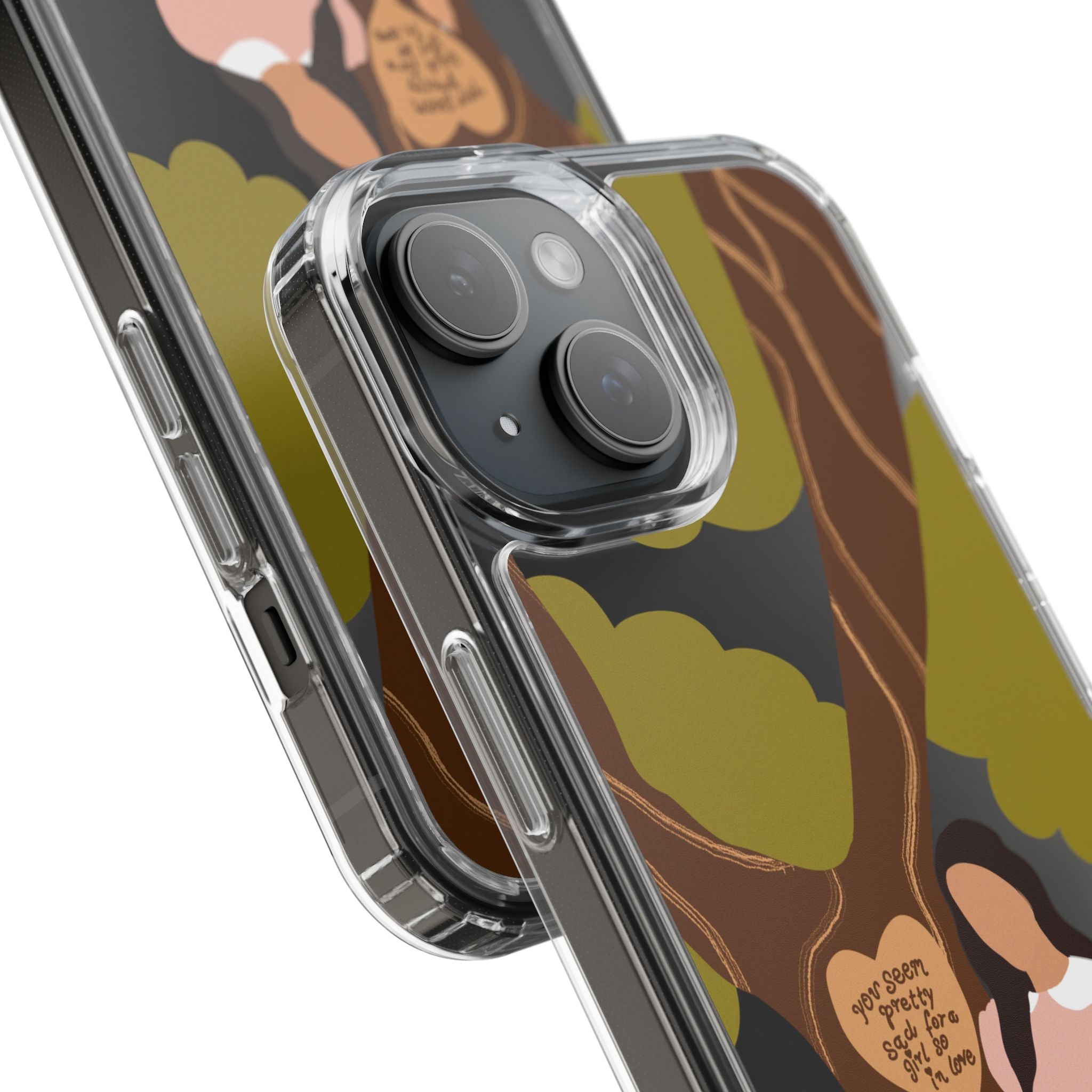 Olivia Rodrigo Girl So In Love-Inspired Transparent Phone Case (Design #3)