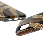 Ts Singer - Gold Snake-Inspired Phone Case - Diabetes For You