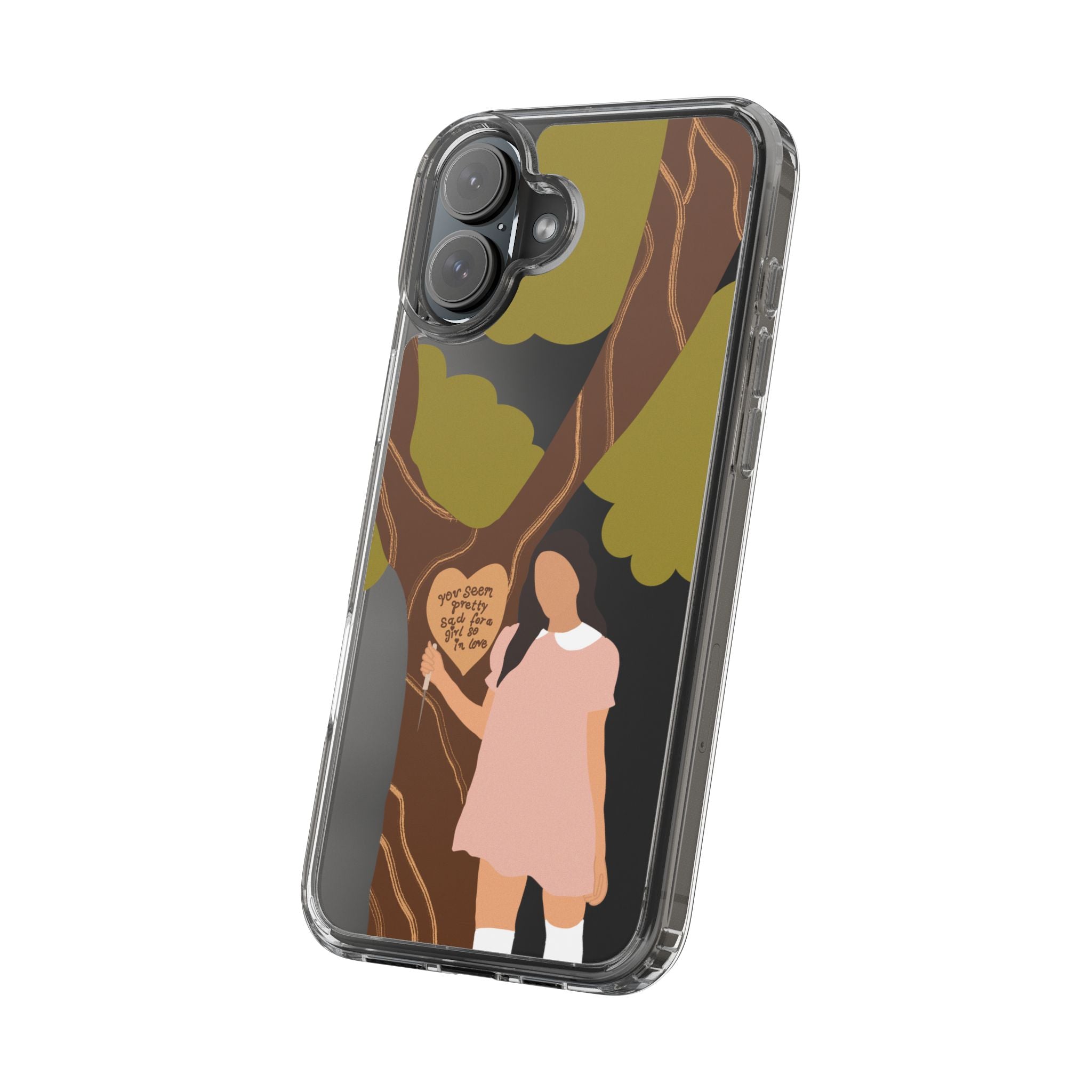 Olivia Rodrigo Girl So In Love-Inspired Transparent Phone Case (Design #3)
