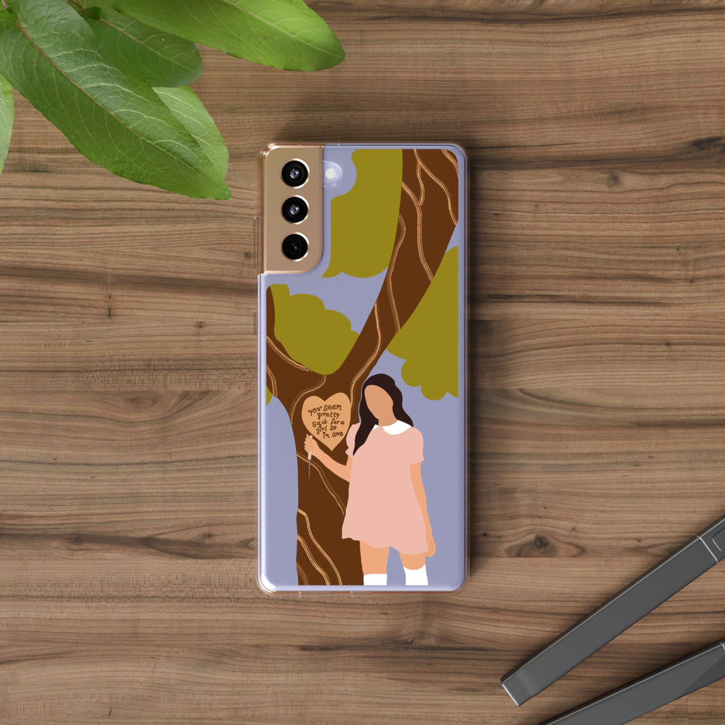 Olivia Rodrigo Girl So In Love-Inspired Transparent Phone Case (Design #3)