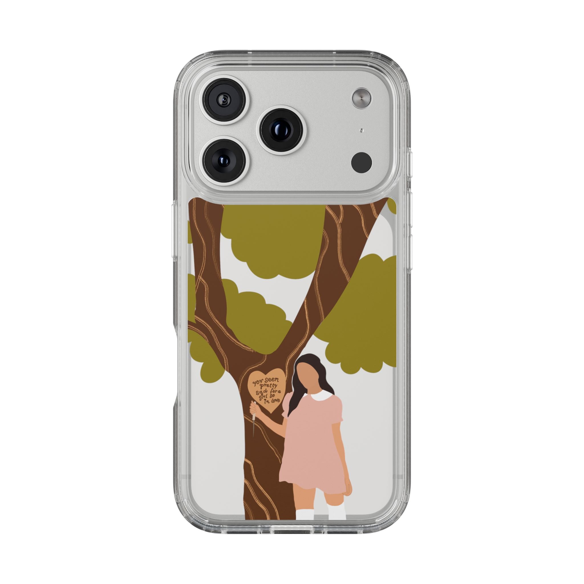 Olivia Rodrigo Girl So In Love-Inspired Transparent Phone Case (Design #3)