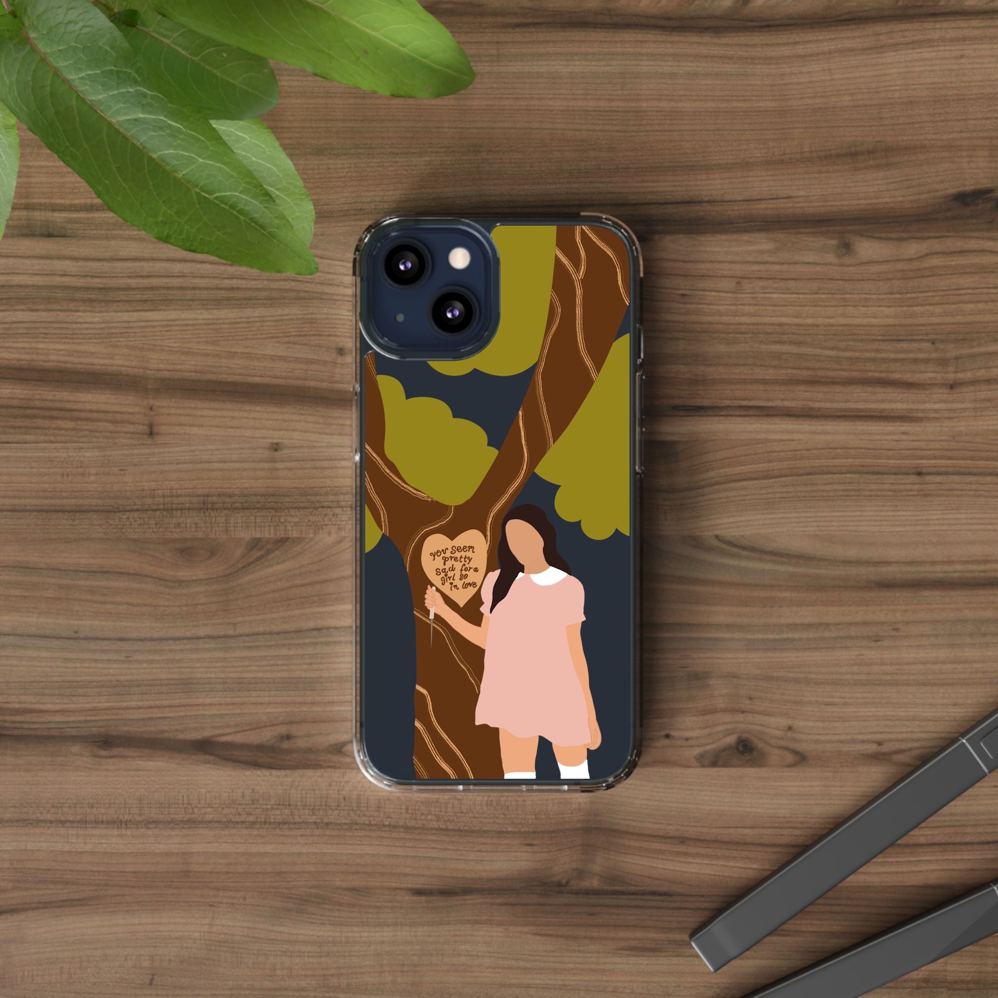 Olivia Rodrigo Girl So In Love-Inspired Transparent Phone Case (Design #3)