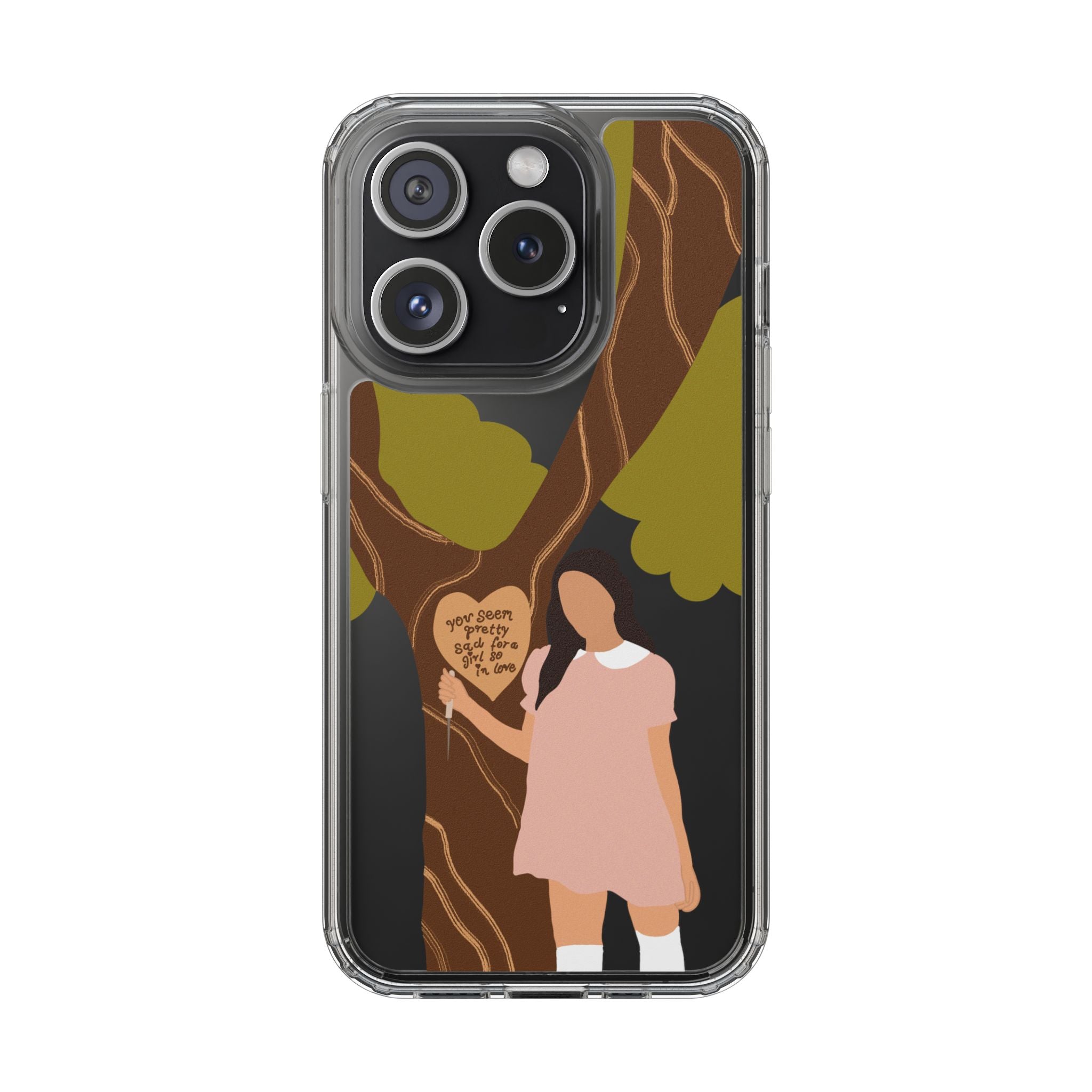 Olivia Rodrigo Girl So In Love-Inspired Transparent Phone Case (Design #3)