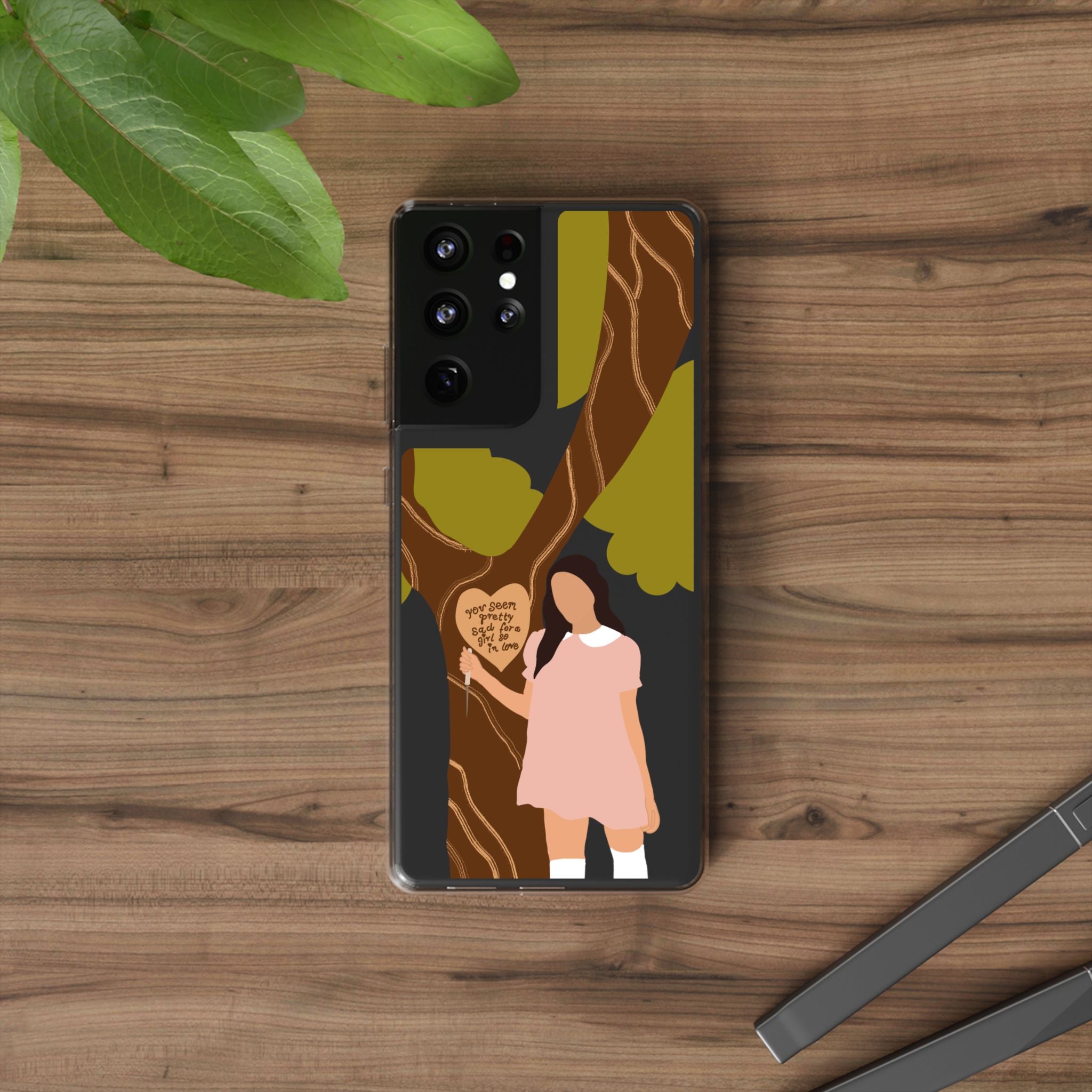 Olivia Rodrigo Girl So In Love-Inspired Transparent Phone Case (Design #3)