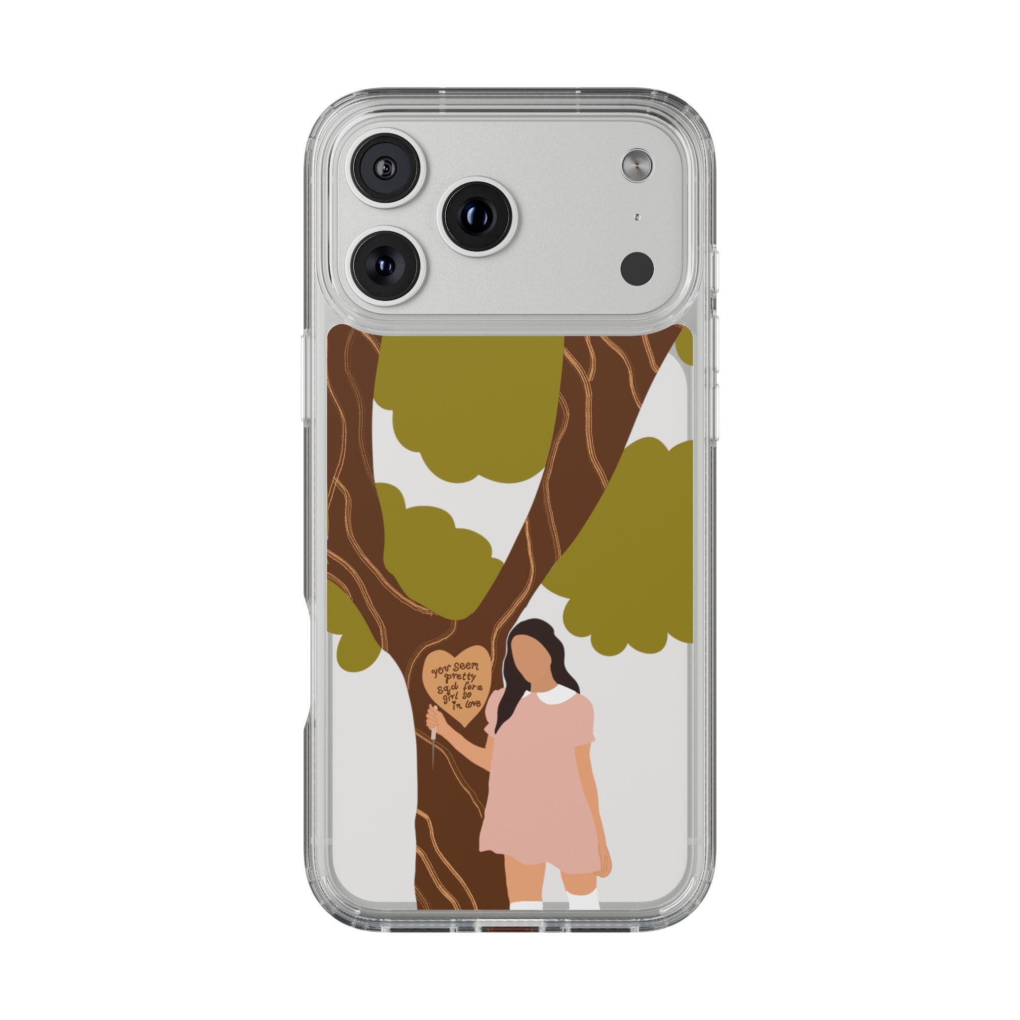 Olivia Rodrigo Girl So In Love-Inspired Transparent Phone Case (Design #3)