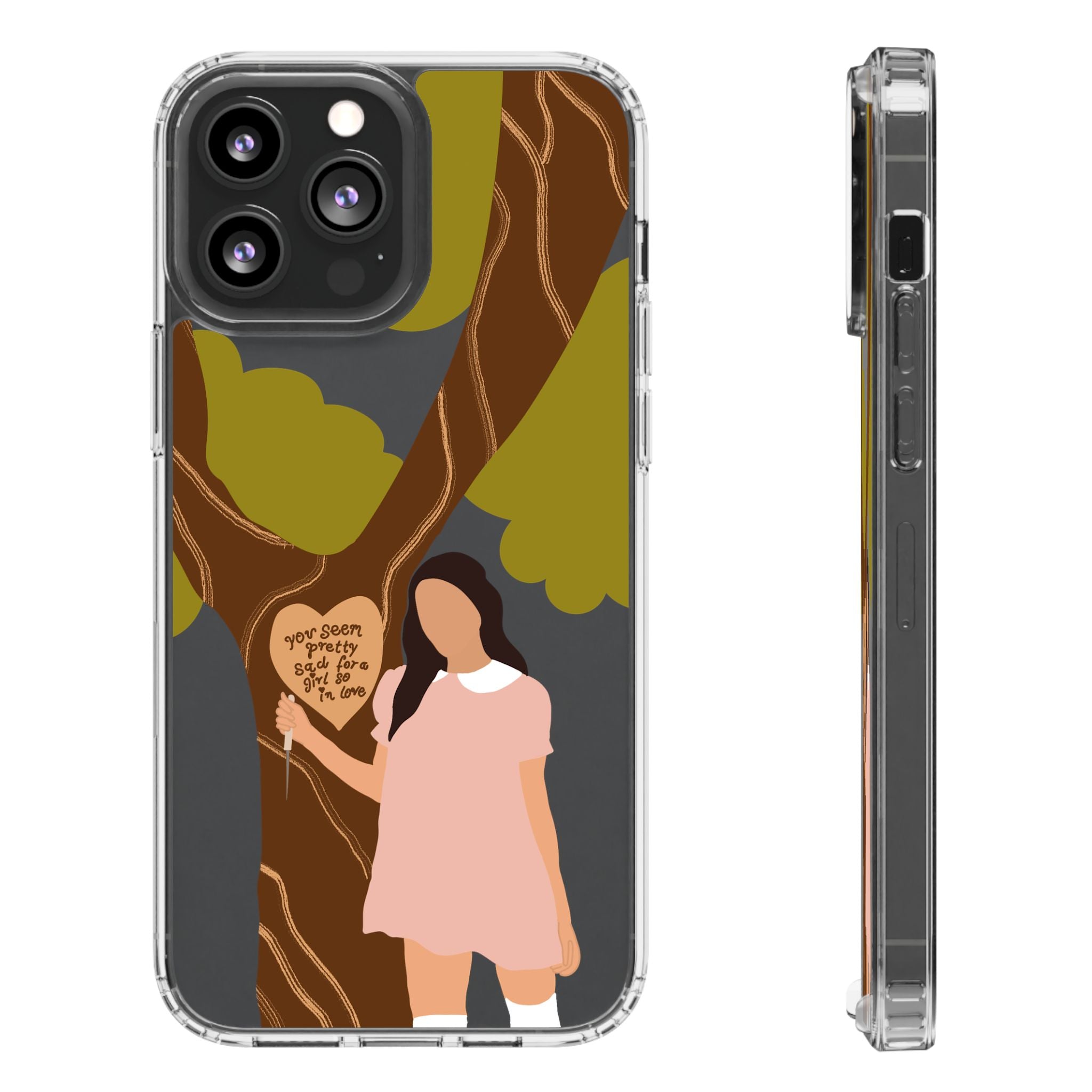 Olivia Rodrigo Girl So In Love-Inspired Transparent Phone Case (Design #3)