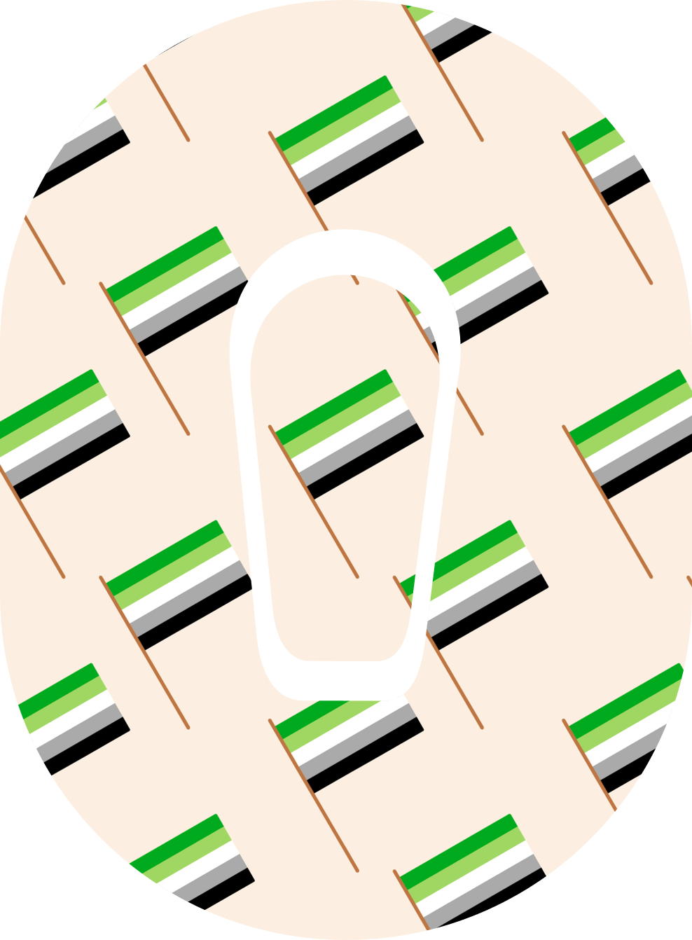 Aromantic Flag - Diabetes Overpatch - Diabetes For You