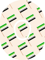 Aromantic Flag - Diabetes Overpatch - Diabetes For You
