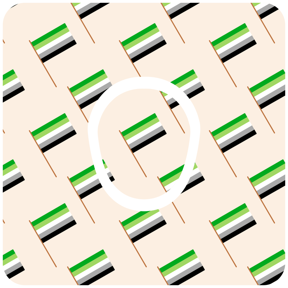Aromantic Flag - Diabetes Overpatch - Diabetes For You