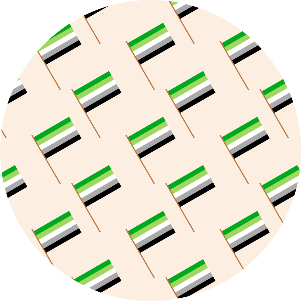 Aromantic Flag - Diabetes Overpatch - Diabetes For You