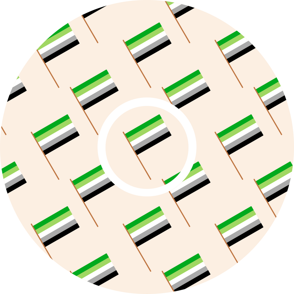Aromantic Flag - Diabetes Overpatch - Diabetes For You