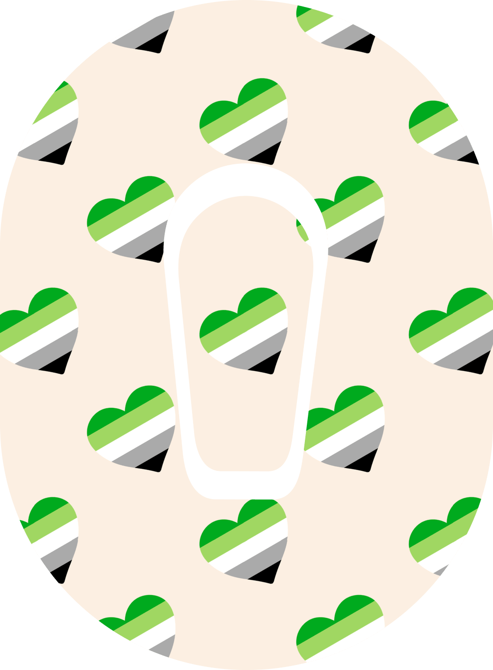 Aromantic Flag - Diabetes Overpatch - Diabetes For You