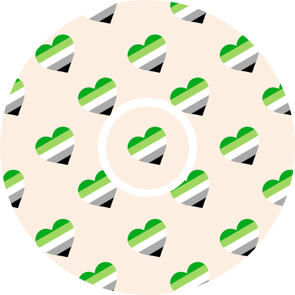 Aromantic Flag - Diabetes Overpatch - Diabetes For You