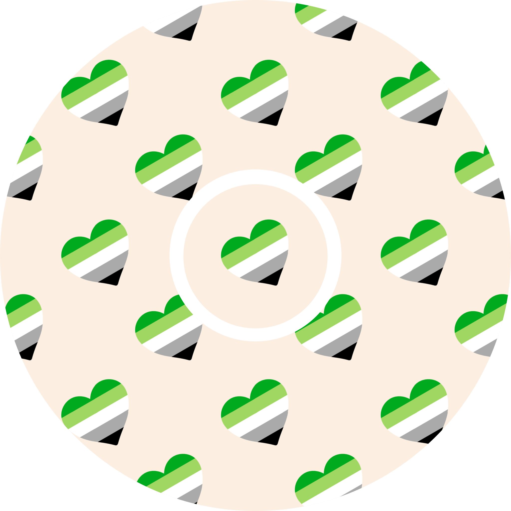 Aromantic Flag - Diabetes Overpatch - Diabetes For You