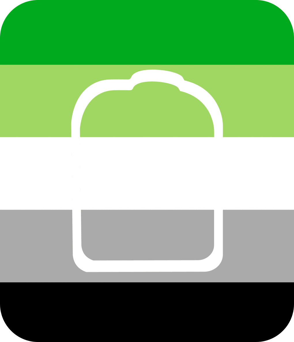 Aromantic Flag - Diabetes Overpatch - Diabetes For You
