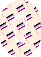 Asexual Flag - Diabetes Overpatch - Diabetes For You