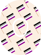Asexual Flag - Diabetes Overpatch - Diabetes For You