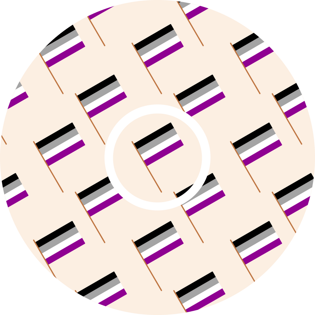 Asexual Flag - Diabetes Overpatch - Diabetes For You