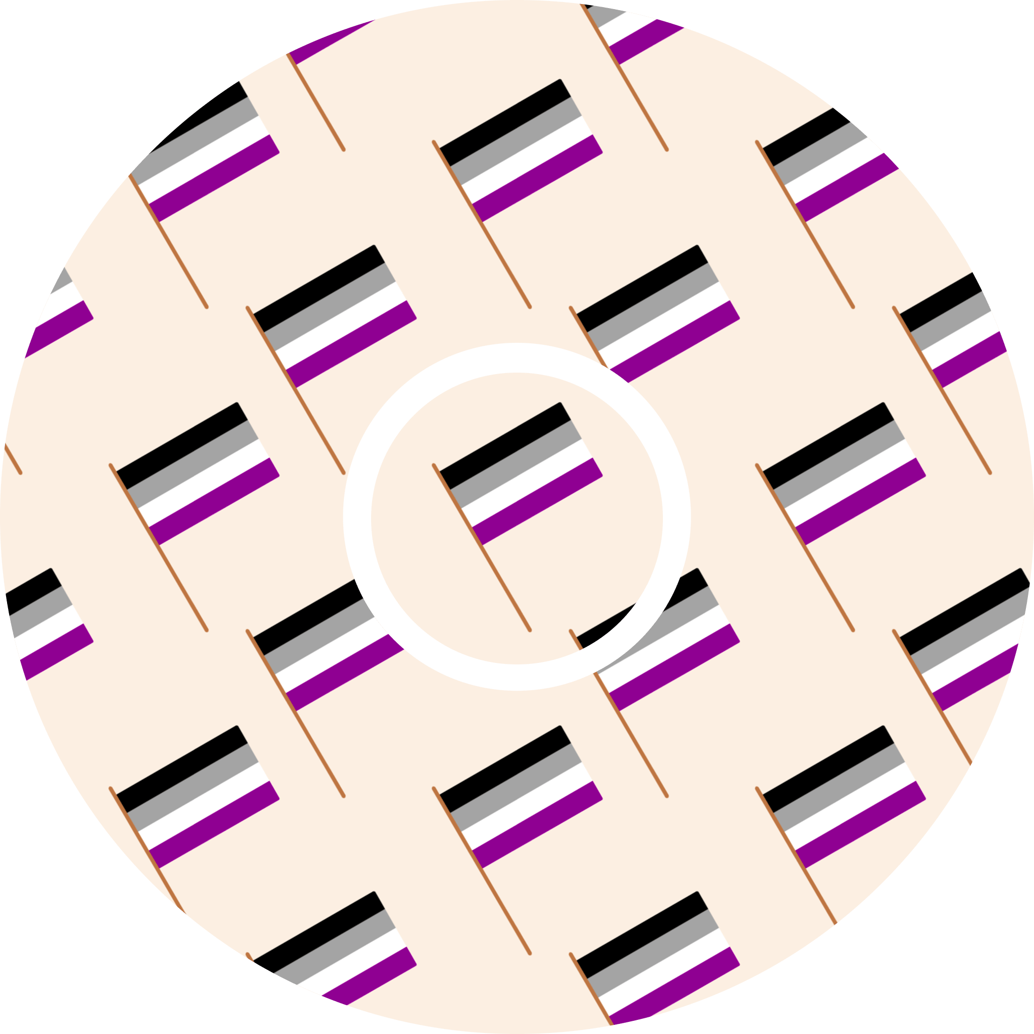 Asexual Flag - Diabetes Overpatch - Diabetes For You
