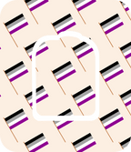 Asexual Flag - Diabetes Overpatch - Diabetes For You