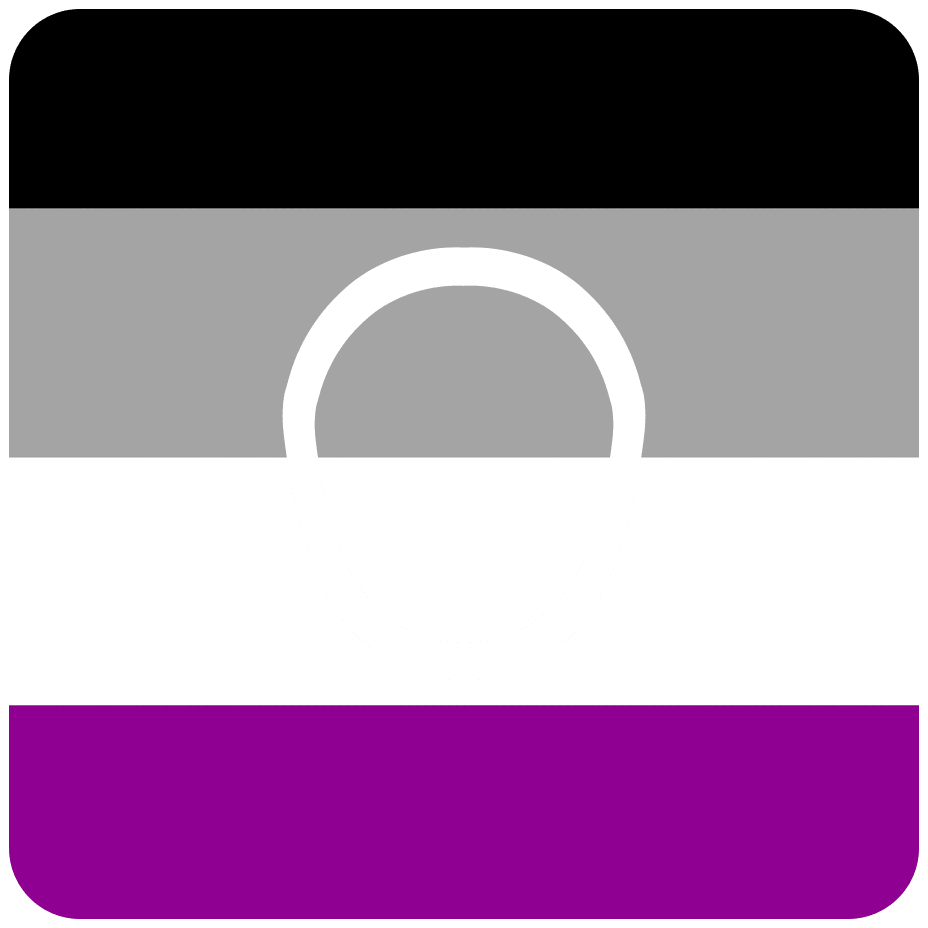 Asexual Flag - Diabetes Overpatch - Diabetes For You
