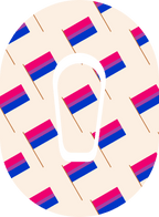 Bisexual Flag - Diabetes Overpatch - Diabetes For You