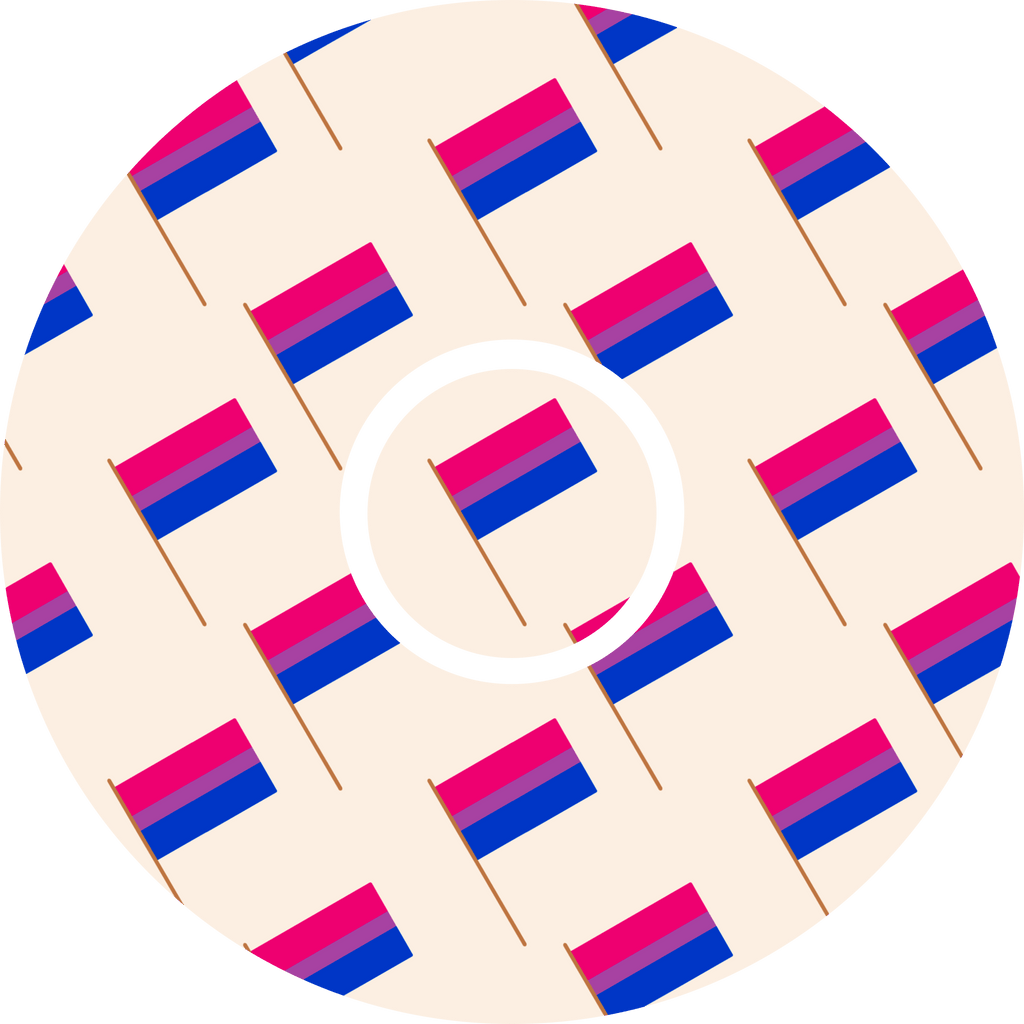 Bisexual Flag - Diabetes Overpatch - Diabetes For You