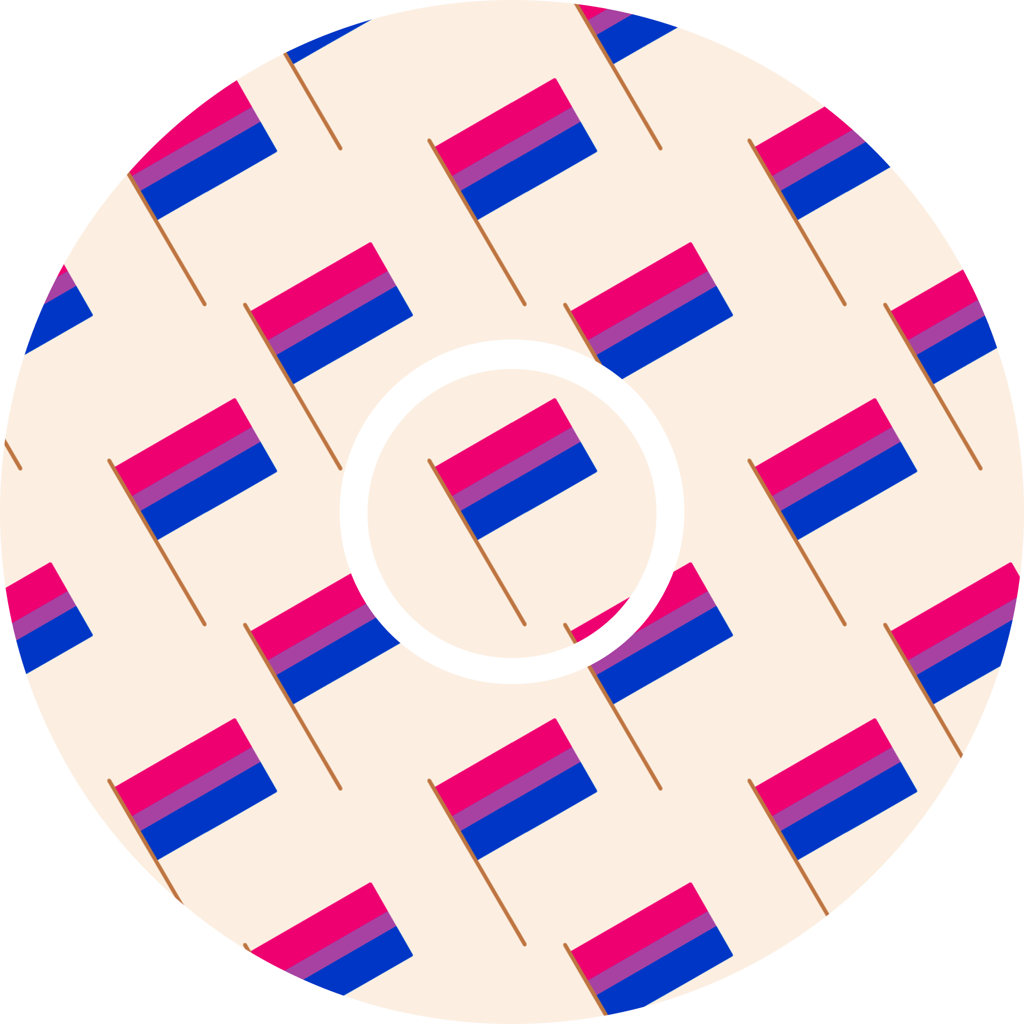 Bisexual Flag - Diabetes Overpatch - Diabetes For You
