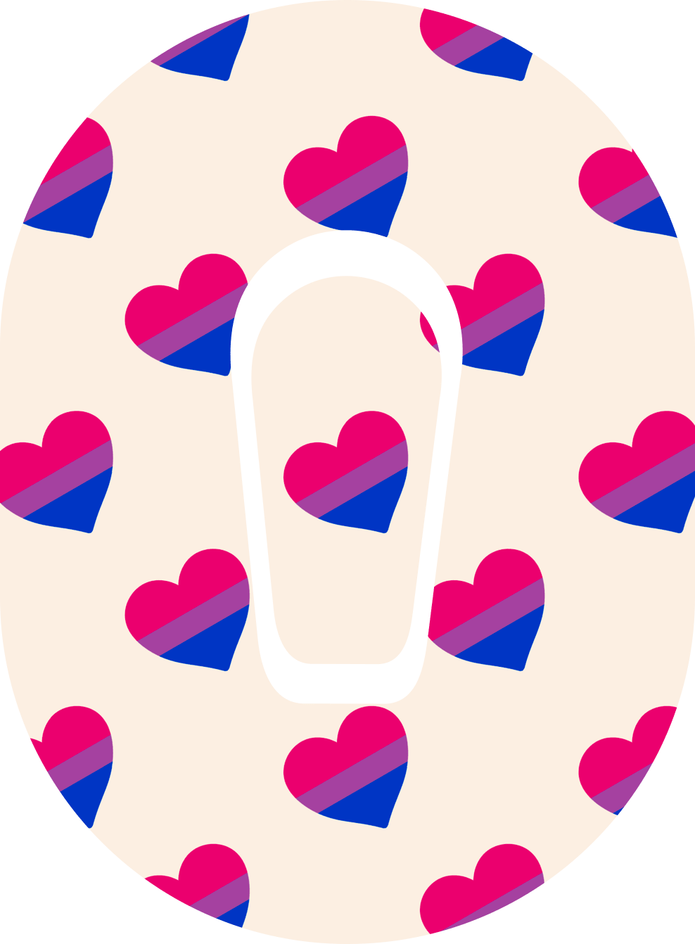 Bisexual Flag - Diabetes Overpatch - Diabetes For You