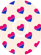 Bisexual Flag - Diabetes Overpatch - Diabetes For You