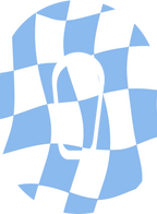 Blue Wavy Diabetes Overpatch for Dexcom G7/G6, Libre, and Omnipod