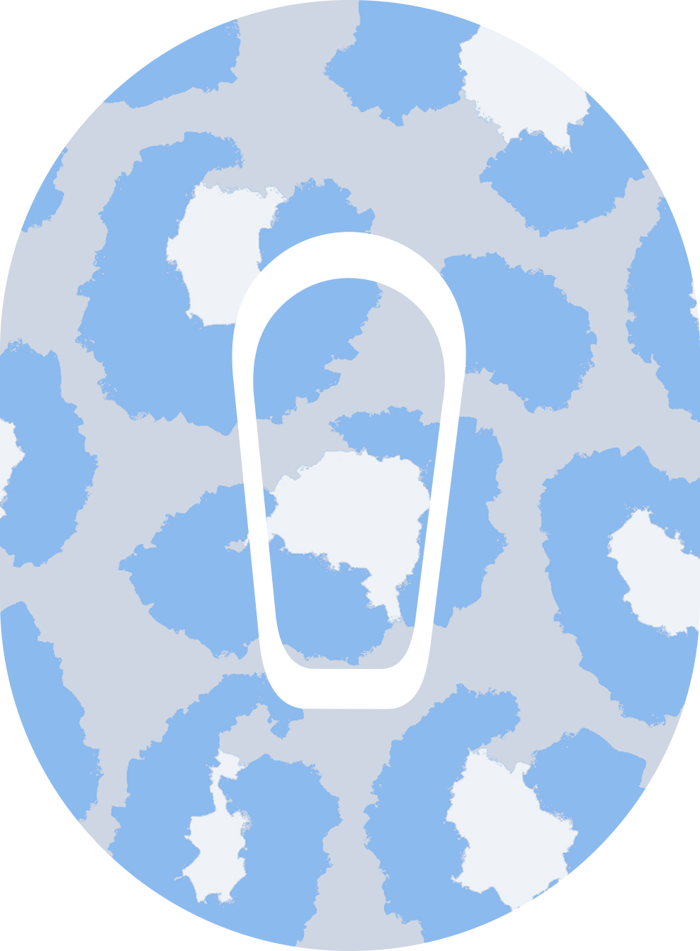 Blue Cheetah Diabetes Overpatch for Dexcom G7/G6, Libre, and Omnipod