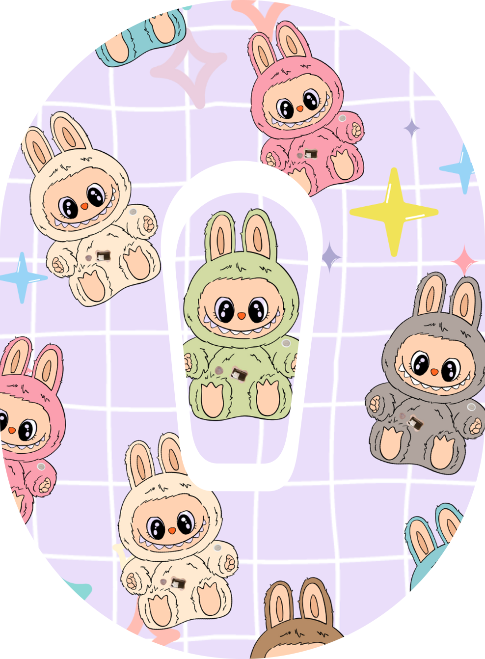 Diabubu Diabetes Overpatch for Dexcom G7/G6, Libre, and Omnipod