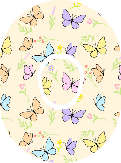 Fields Of Butterflies - Diabetes Overpatch - Diabetes For You