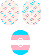 Transgender Flag - Diabetes Overpatch - Diabetes For You