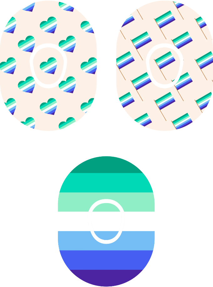 Gay Pride Flag - Diabetes Overpatch - Diabetes For You