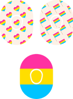 Pansexual Flag - Diabetes Overpatch - Diabetes For You