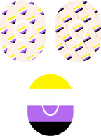 Nonbinary Flag - Diabetes Overpatch - Diabetes For You