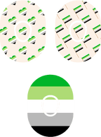 Aromantic Flag - Diabetes Overpatch - Diabetes For You
