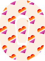 Lesbian Flag - Diabetes Overpatch - Diabetes For You